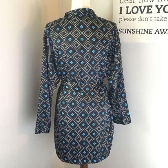 Vintage Victoria's Secret Geometric Robe - Picture 4 of 6